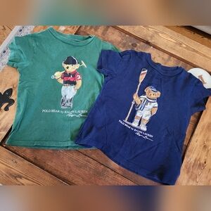 Boys Ralph Lauren Bear Play Tees Size 4T